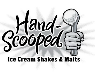 HAND-SCOOPED ICE CREAM SHAKES & MALTS logo