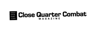 HAND, STICK KNIFE GUN CLOSE QUARTER COMBAT MAGAZINE logo