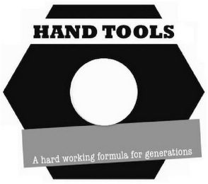 HAND TOOLS A HARD WORKING FORMULA FOR GENERATIONS logo