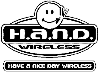 H.A.N.D. WIRELESS HAVE A NICE DAY WIRELESS logo