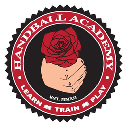 HANDBALL ACADEMY LEARN TRAIN PLAY EST.MMXII logo