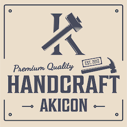 HANDCRAFT AKICON PREMIUM QUALITY EST. 2012 K logo