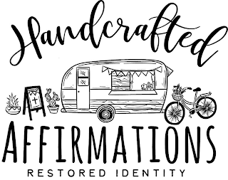 HANDCRAFTED AFFIRMATIONS RESTORED IDENTITY logo