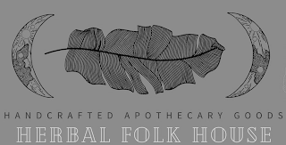 HANDCRAFTED APOTHECARY GOODS HERBAL FOLK HOUSE logo