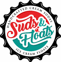 HANDCRAFTED CREAM SODAS SUDS & FLOATS ICE CREAM FLOATS logo