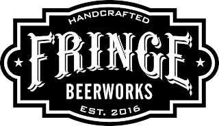HANDCRAFTED FRINGE BEERWORKS EST. 2016 logo