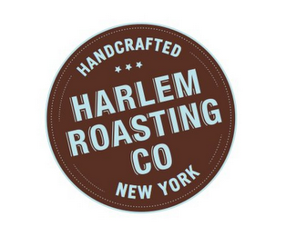 HANDCRAFTED HARLEM ROASTING CO NEW YORK logo