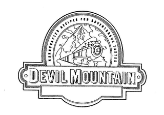 HANDCRAFTED RECIPES FOR ADVENTUROUS TASTES DEVIL MOUNTAIN logo
