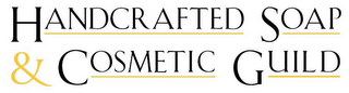 HANDCRAFTED SOAP & COSMETIC GUILD logo