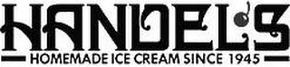 HANDEL'S HOMEMADE ICE CREAM SINCE 1945 logo