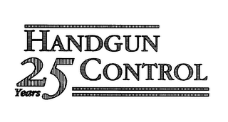 HANDGUN CONTROL 25 YEARS logo