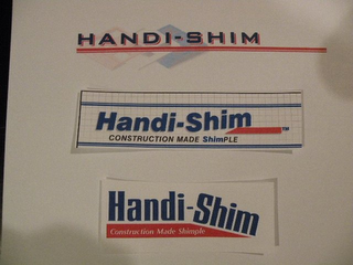 HANDI-SHIM HANDI-SHIM CONSTRUCTION MADE SHIMPLE HANDI-SHIM CONSTRUCTION MADE SHIMPLE logo