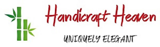 HANDICRAFT HEAVEN UNIQUELY ELEGANT logo