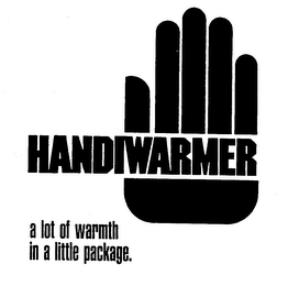 HANDIWARMER A LOT OF WARMTH IN A LITTLE PACKAGE. logo