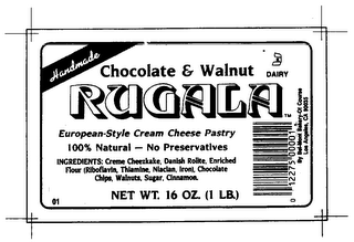 HANDMADE CHOCOLATE & WALNUT RUGALA EUROPEAN-STYLE CREAM CHEESE PASTRY logo