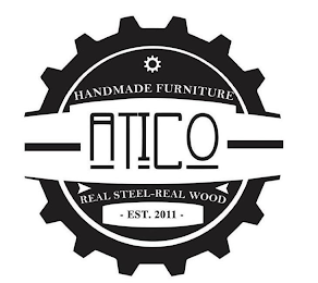 HANDMADE FURNITURE ATICO REAL STEEL-REAL WOOD -EST. 2011- logo