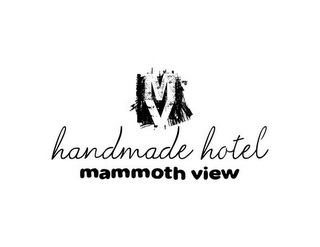 HANDMADE HOTEL MAMMOTH VIEW M V logo
