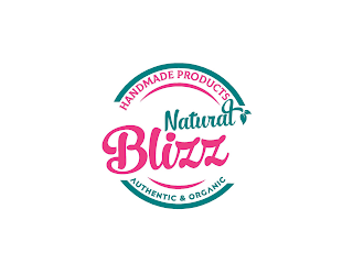 HANDMADE PRODUCTS  NATURAL  BLIZZ AUTHENTIC & ORGANIC logo