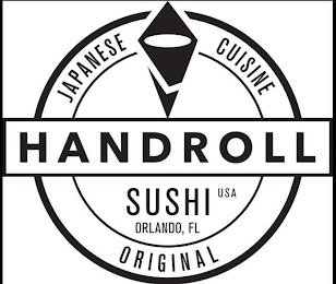 HANDROLL SUSHI JAPANESE CUISINE ORIGINAL ORLANDO, FL, USA logo