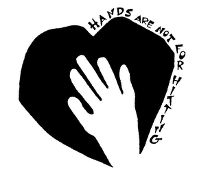 HANDS ARE NOT FOR HITTING logo