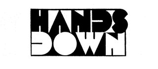 HANDS DOWN logo