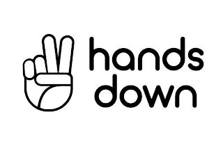 HANDS DOWN logo