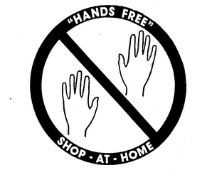"HANDS FREE" SHOP-AT-HOME logo