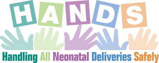 HANDS HANDLING ALL NEONATAL DELIVERIES SAFELY logo