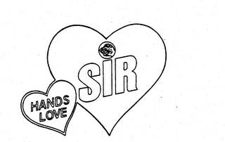 HANDS LOVE SIR logo