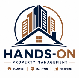 HANDS-ON PROPERTY MANAGEMENT MANAGE MAINTAIN MAXIMIZE logo