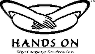 HANDS ON SIGN LANGUAGE SERVICES AND THE LOGO. logo