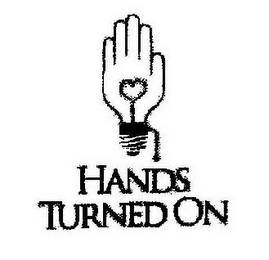 HANDS TURNED ON logo