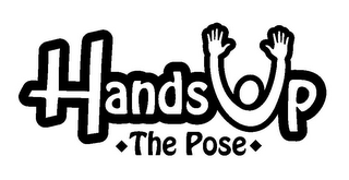 HANDS UP THE POSE logo