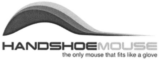 HANDSHOEMOUSE THE ONLY MOUSE THAT FITS LIKE A GLOVE logo