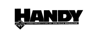 HANDY HANDYMAN CLUB OF AMERICA MAGAZINE HANDYMAN CLUB OF AMERICA logo