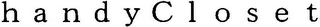 HANDYCLOSET logo
