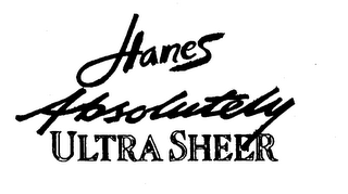 HANES ABSOLUTELY ULTRA SHEER logo