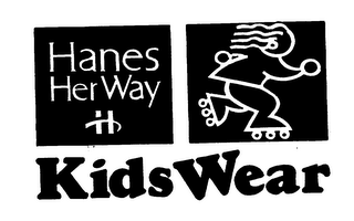 HANES HER WAY KIDS WEAR logo
