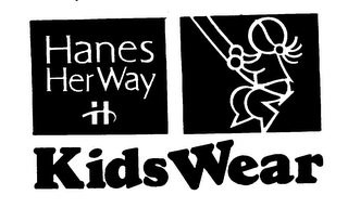 HANES HER WAY KIDS WEAR logo