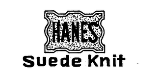 HANES SUEDE KNIT logo
