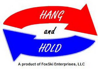 HANG AND HOLD A PRODUCT OF FOXSKI ENTERPRISES, LLC logo