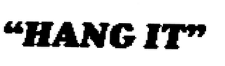 "HANG IT" logo