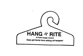 HANG IT RITE (5 FOAM HANGER COVERS) KEEP GARMENTS FROM SLIDING OFF HANGERS! logo