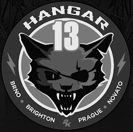 HANGAR 13 BRNO BRIGHTON 2K PRAGUE NOVATO logo