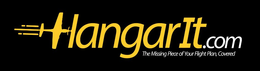 HANGARIT.COM THE MISSING PIECE OF YOUR FLIGHT PLAN, COVERED logo