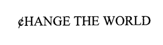 ¢HANGE THE WORLD logo
