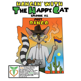 HANGIN' WITH THE HAPPY CAT, MEET RINGO logo