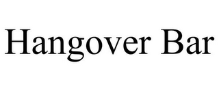HANGOVER BAR logo