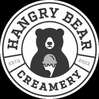 HANGRY BEAR CREAMERY ESTD 2023 logo