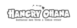 HANGRY OHANA HAWAIIAN BBQ WITH A TEXAS TWIST logo